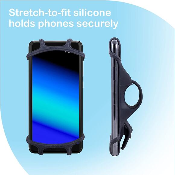 2pk Universal Motorcycle MTB Bike Bicycle Handlebar Mount Holder Cell Phone GPS - Picture 2 of 12